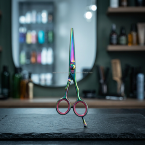 ASAP ABP-1339 Tijeras de Barbero Profesionales de 6 Pulgadas con Mango Largo para Diestros, Estilo Japonés, Acero Inoxidable con Alto Contenido de Carbono para Salón - Product Image 2