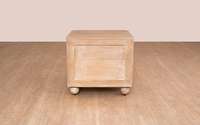 Table de chevet en bois massif, fabriquée avec des matériaux de qualité supérieure pour une durabilité accrue, pour la maison, les hôtels, les meubles.