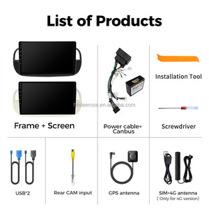 Autoradio automatique 1280*720 IPS Car-play 8 Core 4G LTE Android 13 Navigateur pour FIAT 500 ABARTH 2007-2015 - Product Image 5