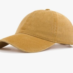 Washed Cotton Plain Baseball Caps Adjustable Unstructured Soft Blank Casual Dad Ball <b>Hats</b> for Men Women - Product Image 5