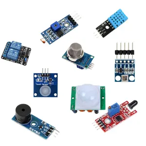 Kit iniciante de módulos com sensor 16 em 1, kits de iniciante para arduino raspberry pi smart home