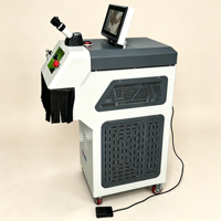 Machine de soudage au laser YAG de style italien de luxe pour la réparation de l'or et de l'argent, refroidissement par air et eau