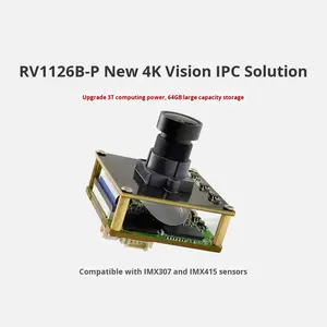 פתרון מצלמת IPC עם רזולוציית 4K של Rockchip RV1126B-P, לוח בקרה ראשי RV1126 עם מצלמת זיהוי פנים 38 פיקסלים, אחסון 64GB - Product Image 4