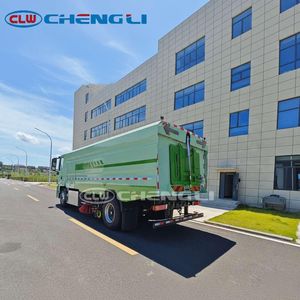 Camion balayeuse électrique à énergie nouvelle Clw 18 tonnes avec batterie de 281,9 kWh, capacité de 8 m³ pour l'eau et la poussière, pour le nettoyage routier - Product Image 5