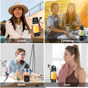 Portable Blender Personal Juicer 20OZ Electric Protein Shaker Bottle Smoothie <b>Maker</b> for Household Kitchen Office Gym Use - Product Image 4