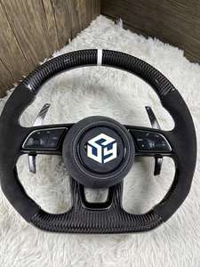 <span class=keywords><strong>Volante</strong></span> de coche para Audi RS4 A4 B8.5 TT 8J A4 B6 4F S8 D4 S4 B8.B9 RS3 8V A6 C6 4F TT <span class=keywords><strong>MK1</strong></span> <span class=keywords><strong>Volante</strong></span> de fibra de carbono forjado - Product Image 6