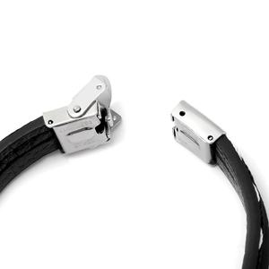 Pulsera de Cuero PU con Grabado Personalizado de Logotipo, Placas de Acero Inoxidable para Estampado, Dije de Barra, Pulsera para Parejas - Product Image 5