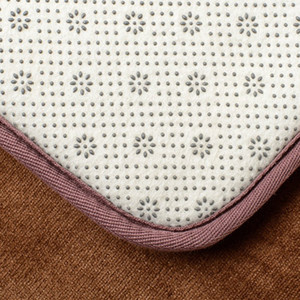 Tapis de bain en mousse à mémoire de forme en polyester <span class=keywords><strong>FIGOO</strong></span> - Tapis de salle de bain absorbant l'eau et antidérapant - Tapis de bain effaçable à l'arrière - Product Image 6