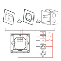 Interruptor de tarjeta para ahorro de energía en hoteles, compatible con tarjetas de baja frecuencia de 125KHz, personalizable y con posibilidad de imprimir logotipo, 12V/24/110V/220V