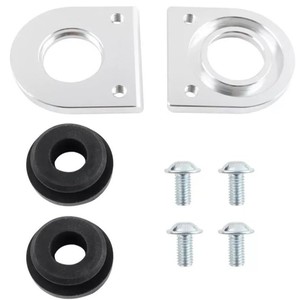 Aluminum <b>Radiator</b> Bottom Mounting <b>Bracket</b> Locator For Acura Honda 2pc Set - Product Image 5
