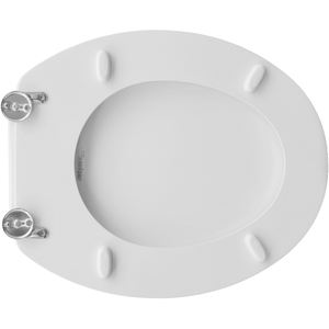 Faleri Vaso Fish Abattant de toilette moderne, bidets électroniques carrés en forme de V pour salle de bain, en bambou, bois, plastique PP, urée, PP - Product Image 3