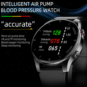 Tensiomètre médical P50 Smartwatch avec pompe à air, airbag, mesure de la pression artérielle, de l'oxygène, de la température et du rythme cardiaque, montre connectée - Product Image 3