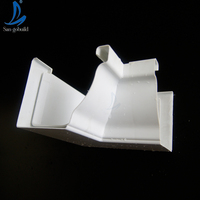 Système de drainage de toit de style K, gouttière et tuyau de collecte des eaux pluviales en PVC