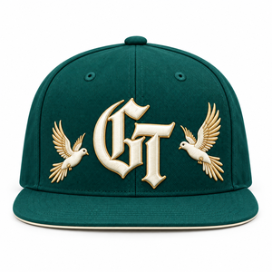 High Quality Structured Flat Gorras Embroidery Letter Logo 6 Panel Fitted Hat Gorras Snapback Cap With Custom Logo - Product Image 2