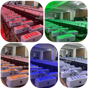 Độ sáng cao đám cưới LED uplights 12x18W rgbwa UV không dây <span class=keywords><strong>DMX</strong></span> Pin rửa ứng dụng ánh sáng & IR cho DJ Sân khấu sự kiện Câu lạc bộ Đảng - Product Image 5