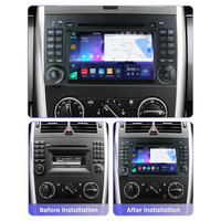 MEKEDE — lecteur dvd stéréo pour Benz, avec GPS, Radio, en BT, sous Android 10, 4 cœurs, pour modèles B200 A class B W169 W245 Viano Viro W639 Sprinter W906