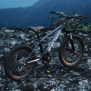 Bicicletta da Montagna per Adolescenti 20 Pollici, Telaio in Lega di Alluminio, Ruota Monoblocco, Doppio Freno a Disco, Forcella Ammortizzata, Comoda per Giovani - Product Image 4