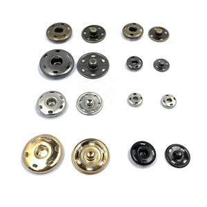 Venta al por mayor Personalización Precio barato 2 piezas Invisible Acero inoxidable Metal Coser Oculto Prensa Botón a presión <span class=keywords><strong>Malla</strong></span> Decoración Chapado - Product Image 1