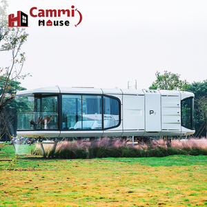 Cammi Huis Draagbare Cabine Geprefabriceerde Modulaire Stalen Huis Keuken Woonkamer Park Villa Voor Ruimte Capsule Behuizing Toepassing - Product Image 1