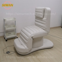 Siman Luxe Professionnel Cosmétique Thai Spa Du Visage Table Massage Cils Lit Cuir Synthétique Traitement De Beauté pour Salon