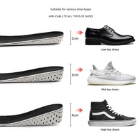 Semelles intérieures thermiques et sportives en EVA invisibles pour augmenter la taille, pour hommes et femmes, hauteur de 2-3 cm