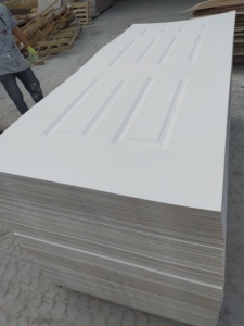 Consmos Lớp Lót Màu Trắng Tấm HDF Cửa Đúc Kết Cấu - Product Image 3