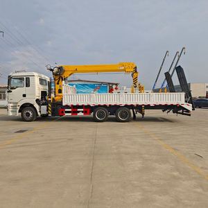 Grue télescopique montée sur camion Shacman Delong 18m 6X4 à plateau pour les opérations de sauvetage et d'ingénierie sur le terrain - Product Image 5