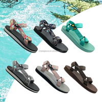 Sandales plates d'extérieur pour hommes, légères, respirantes, antidérapantes, à bout ouvert, pour la randonnée sportive, collection été 2026, fabrication OEM ODM