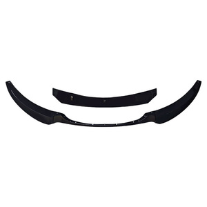 Alerón delantero BMW de 4 piezas en negro brillante con acabado mate para E82 Serie 1 2009 2011 - Product Image 4