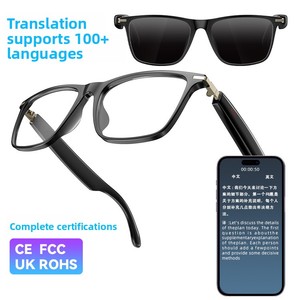 Occhiali Smart AI di Ultima Generazione con Traduzione in Tempo Reale in Oltre 100 Lingue, Impermeabilità IPX-5 e Acquisizione <span class=keywords><strong>Video</strong></span> 1080P - Product Image 5