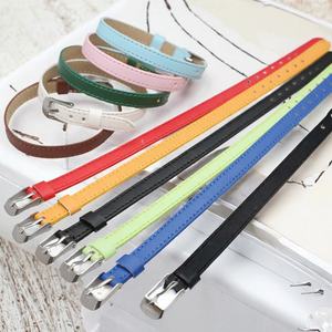 Accesorios DIY de cuero PU de <span class=keywords><strong>8mm</strong></span> para mujer, abalorios deslizantes, letras, pulsera y <span class=keywords><strong>Collar</strong></span> para mascotas, PULSERAS CON ABALORIOS de moda, fabricación de joyas - Product Image 4