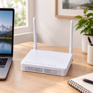 ราคาโรงงาน GPON EPON ONT 2 LAN 1 POTS FTTH ONU Wi-Fi4 ตัวเชื่อมต่อเครือข่ายใยแก้วนำแสงสำหรับบ้าน IPTV VoIP ISP - Product Image 5