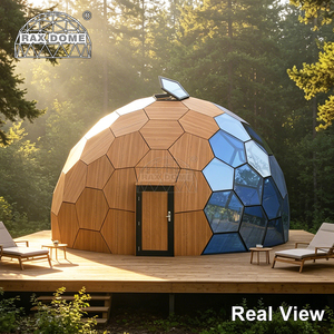 RAXDOME <span class=keywords><strong>Tenda</strong></span> a Cupola <span class=keywords><strong>in</strong></span> Vetro Modulare Prefabbricata 7M con Soppalco per Resort Familiare <span class=keywords><strong>in</strong></span> <span class=keywords><strong>Montagna</strong></span> - Product Image 4