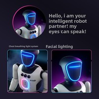 UTree Robot Humanoide Inteligente con IA - Juguete Educativo STEM con Control Remoto por Voz, Larga Duración, Iluminación Facial, Regalo para el Aprendizaje Temprano