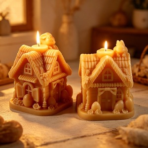 Easter Bunny House Silicone Mold For Candle Making Home Decor Craft <b>DIY</b> <b>Kit</b> Customizable Shape - Product Image 2