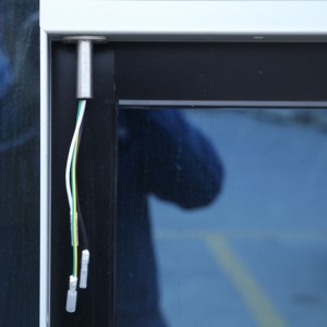 Porte en verre électrique avec cadre pour chambre froide commerciale, boucherie, brasserie - Product Image 2