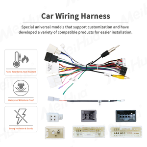 Harnais d'alimentation pour <span class=keywords><strong>autoradio</strong></span> Meihua pour <span class=keywords><strong>Toyota</strong></span> Série Corolla/Camry/Prado/RAV4/Hilux, <span class=keywords><strong>adaptateur</strong></span> de câble avec Canbus - Product Image 4