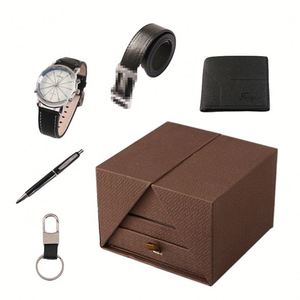 2026 Business Sets Men Business Watches Belts <b>Wallets</b> Luxury Business Sets for Men - Product Image 4