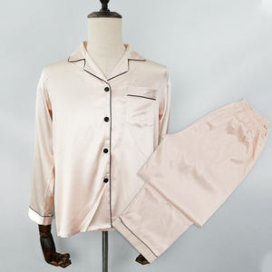 Wholesale Polyester Women'S Pajamas and Nightgowns , Soft <b>Ladies</b> <b>Nightdress</b> Pajamas Sleepwear - Product Image 2