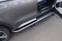 Marchepieds latéraux de luxe en aluminium Kachi pour BYD Song PLUS Seal U 2021-2025, installation sans perçage, capacité de charge 300 kg