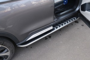 Marchepieds latéraux de luxe en aluminium Kachi pour BYD Song PLUS Seal <span class=keywords><strong>U</strong></span> 2021-2025, installation sans perçage, capacité de charge 300 kg - Product Image 6