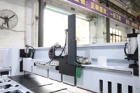 Scie à panneaux CNC à chargement frontal MA-NP250A pour le bois, avec une épaisseur de coupe de 70 mm