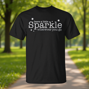 T-shirt rétro « Laisse un peu de brillance partout où tu vas » - Product Image 3