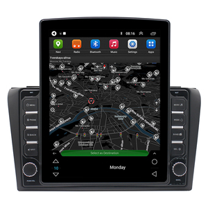 Autoradio Android à Écran Tactile Vertical de 9,7 Pouces avec GPS pour <span class=keywords><strong>Mazda</strong></span> 3 2004-2009, Lecteur DVD Stéréo de Voiture, Carplay 4G, Style Tesla, 2 Din - Product Image 1