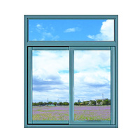 Ventanas Corredizas Modernas de Aluminio con Malla de Fibra de Vidrio para Oficina y Hogar