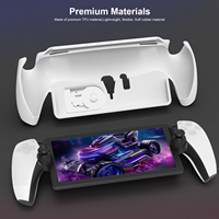 Housse de protection en TPU revêtement anti-rayures anti-empreintes digitales pour manettes de jeu antichoc larges compatibles avec le portail PS