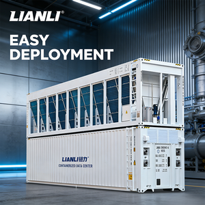 Centre de données modulaire refroidi par liquide en conteneur de 40 pieds, centre de données préfabriqué avec système de refroidissement par immersion en circuit fermé - Product Image 4