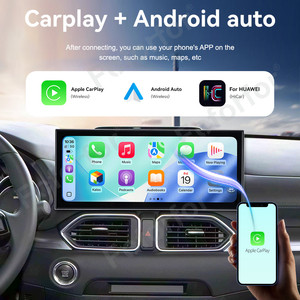 Radio de Coche con Pantalla Táctil de 15.8 Pulgadas Foforfor Qualcomm, Navegación GPS para <span class=keywords><strong>Mazda</strong></span> CX-5 / CX-8 2017-2021 con Carplay y <span class=keywords><strong>Android</strong></span> <span class=keywords><strong>Auto</strong></span> - Product Image 2