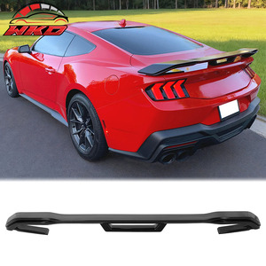 Convient pour Ford Mustang 2024-2026, style Dark Horse, aileron de coffre en fibre de carbone imprimée - Product Image 1