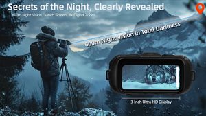 Cámara de Vigilancia Inalámbrica 4K con Visión Nocturna, Zoom Óptico 4x, Batería Recargable de 1080p, SD Portátil para Uso en Exteriores - Product Image 2